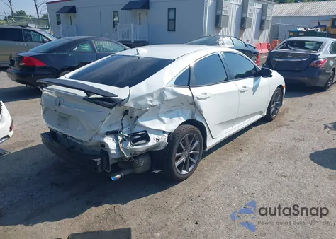 2020 Honda Civic Ex из США, поврежденный, VIN 19XFC1F32LE019377